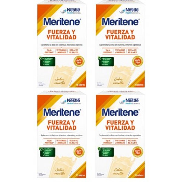 Meritene Fuerza y Vitalidad Vainilla Pack 60 Sobres