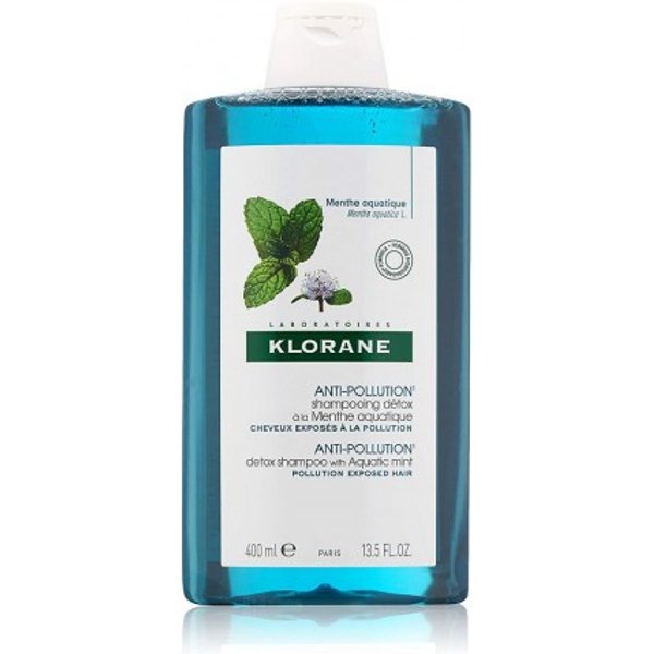 Klorane Champú Anti-Polución Menta Acuática 400ml