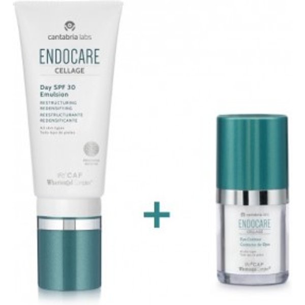 Endocare Cellage Emulsion Day SPF30 Prodermis 50ml + Cellage Contorno de Ojos 15ml Pack