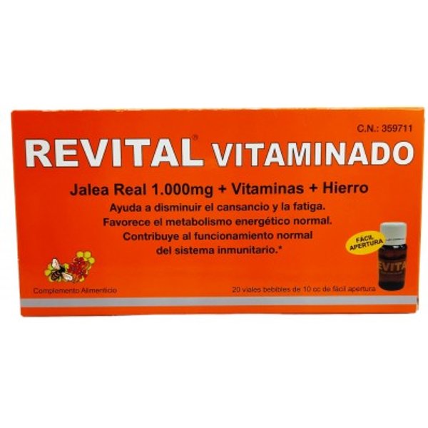Revital Vitaminado 1000mg 20 Viales