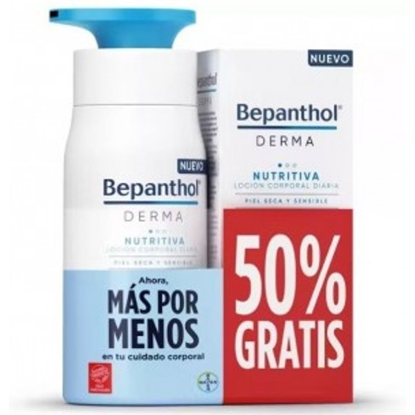 Bepanthol Derma Loción Nutritiva Corporal Diaria 400ml + 200ml