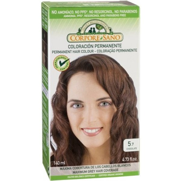 Corpore Sano Tinte Permanente Chocolate 5.7 140ml