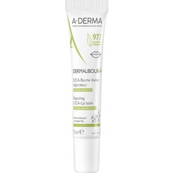 Aderma Dermalibour+ Cica Bálsamo Labial 15ml