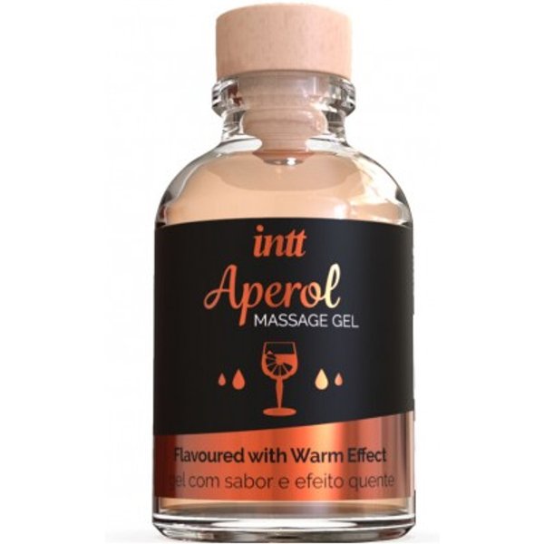 Intt Gel De Masaje Sabor Aperol Efecto Calor Intenso 30ml