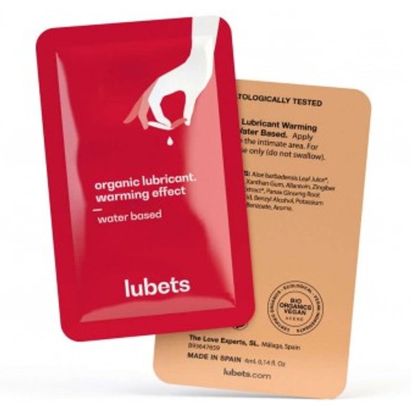Lubets Potenciador Lubricante Efecto Calor 10 Monodosis