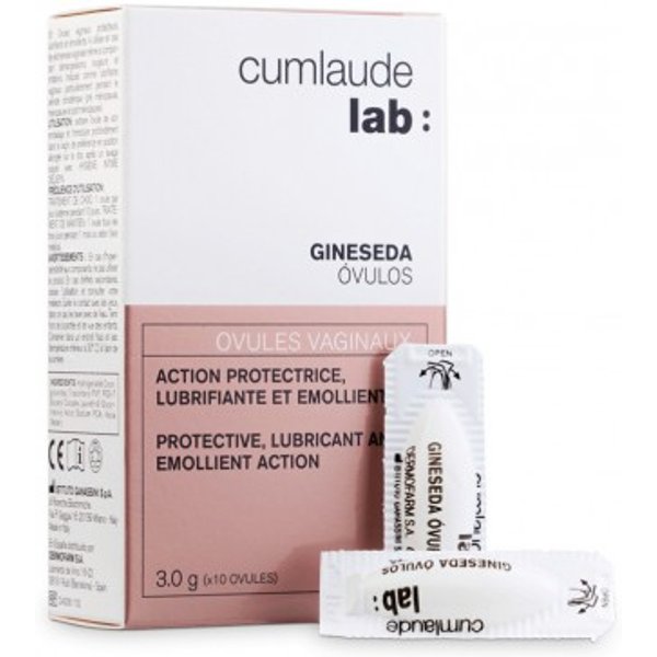 Cumlaude Lab Gineseda Ovulos Vaginales Protectores 10 Unidades