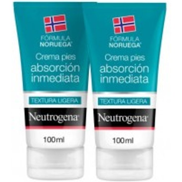 Neutrogena Pies Crema Absorción Inmediata 100ml + 100ml