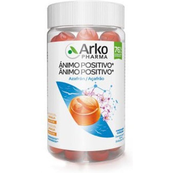 Arkogummies Animo Positivo Azafran 60 caramelos gominola