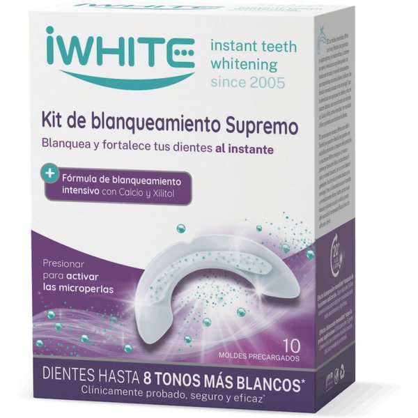 iWhite Kit Blanqueamiento Supremo 10 moldes precargados