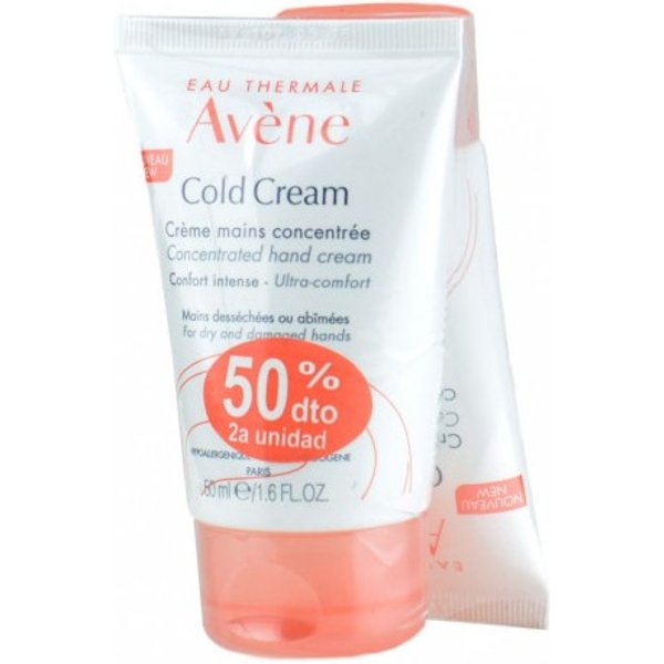 Avene Cold Cream Crema de Manos Concentrada Duplo 50ml + 50ml