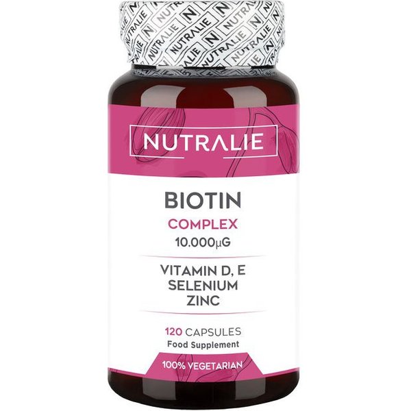 Nutralie Biotina Con Vit D Y E Pelo, Piel, Uñas 120 Cápsulas