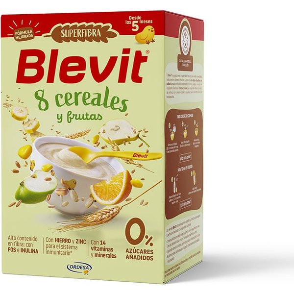 Blevit Superfibra 8 Cereales Y Frutas 500 Gramos