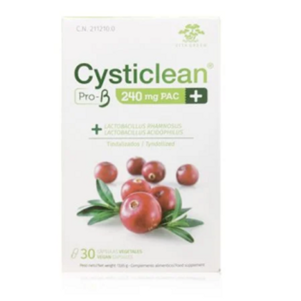 Cysticlean Pro B 240 Pac mg 30 Cápsulas