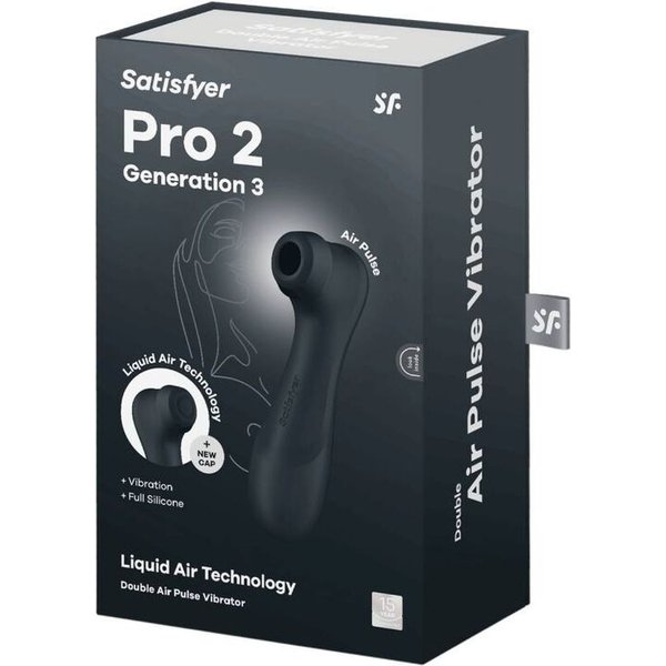 Satisfyer Pro 2 Generación 3 Liquid Air Technology - Negro