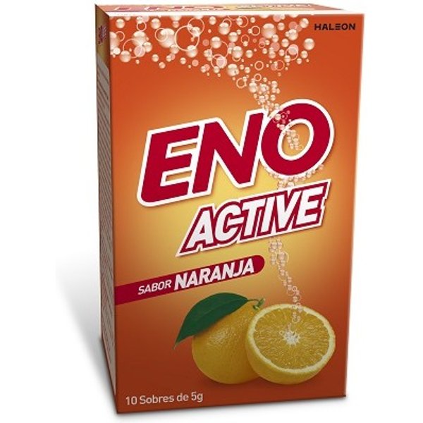 Sal de Frutas Eno Active Naranja Sobres 10 X 5Gr
