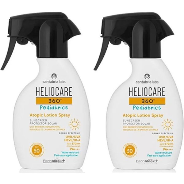 Heliocare 360º Pediatrics Atopic Lotion Spray SPF 50 250ml Duplo Promoción