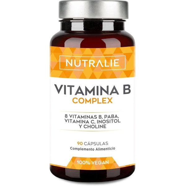 Nutralie B Complex + Vitamin C Alta Potencia 90 Cápsulas
