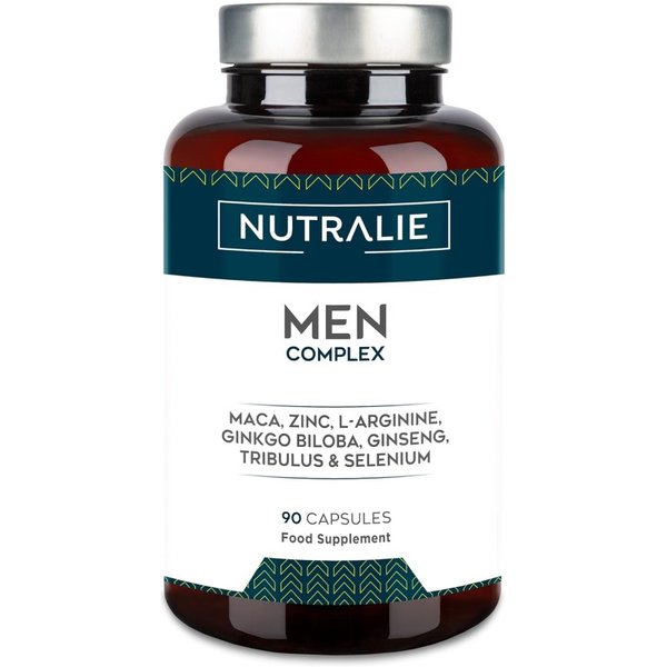 Nutralie Men Complex Maca Ginkgo Biloba Tribulus Terrestris L'Arginina 90 Cápsulas