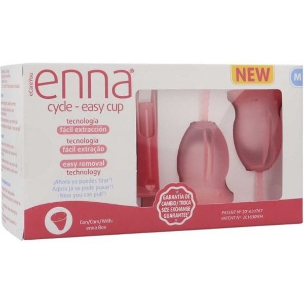 Enna Cycle Copa Menstrual Easy Cup Talla M + Aplicador
