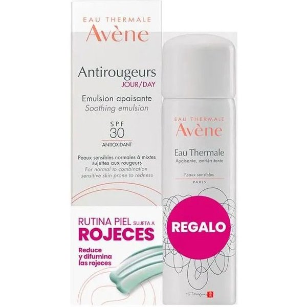 Avene Antirojeces Emulsión Día Spf30 40 ml + Agua Termal 50ml