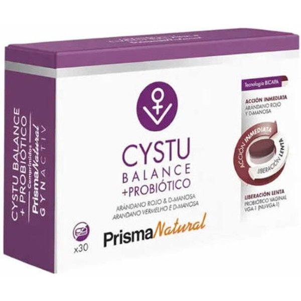 Prisma Natural Cystu-Balance + Probiótico 30 comprimidos