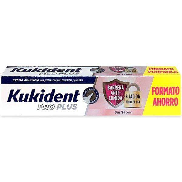 KUKIDENT Pro Plus Sellado Barrera Anticomida Sin Sabor 57g