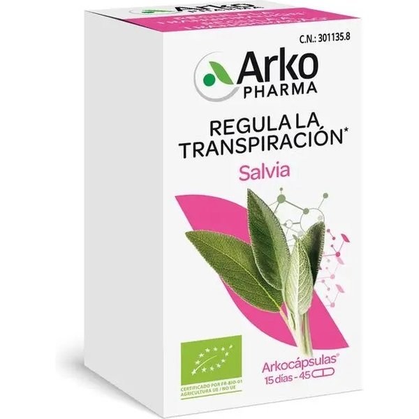 Arkocapsulas Salvia 45 arkocaps