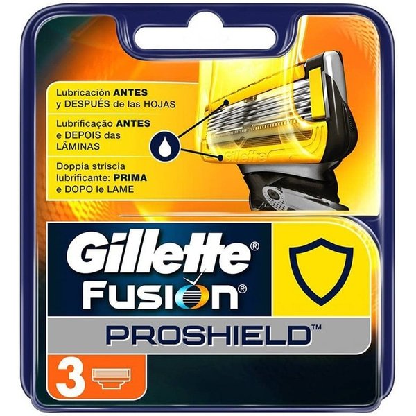 Gillette Fusion Proshield Recambios Maquinilla 3 Unidades