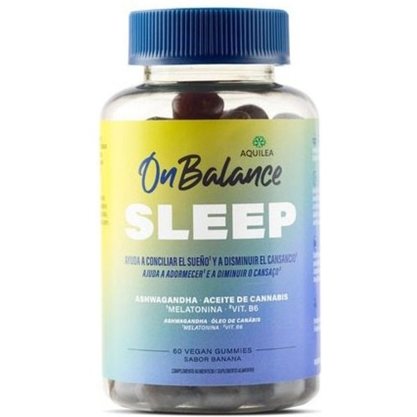 Aquilea Onbalance Sleep 60 Vegan Gummies Sabor Banana