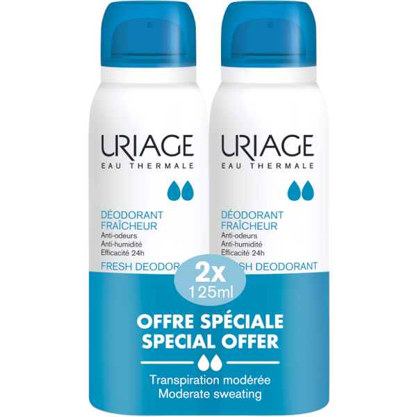 Uriage Desodorante Frescor 125ml + 125ml Duplo Promoción