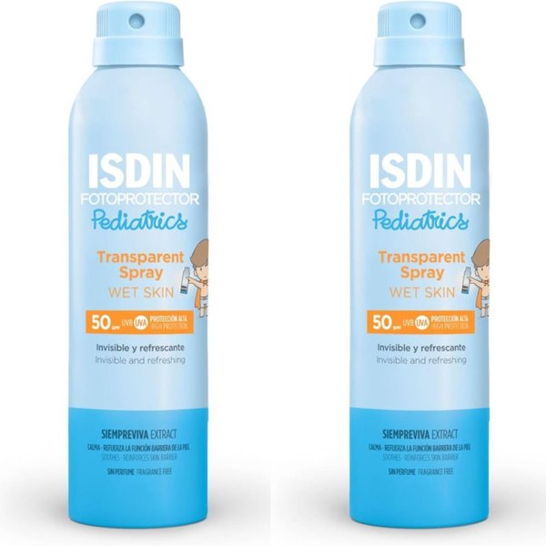 Fotoprotector Isdin Pack Pediatrics 50 Wet skin 250 ml + 250 ml Duplo Promoción