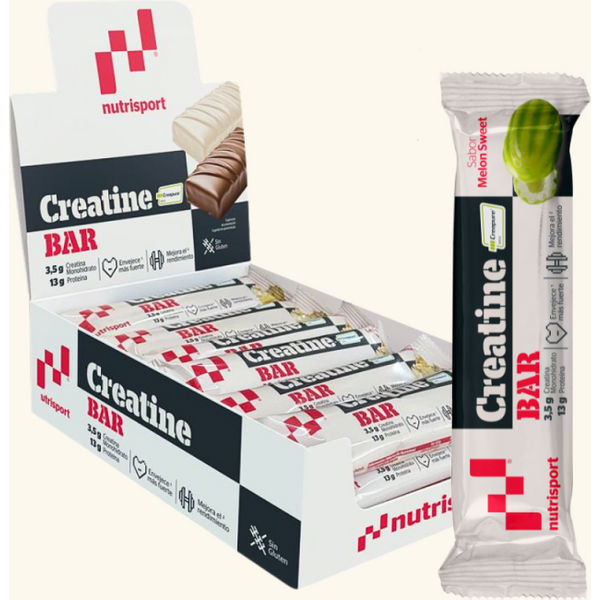 Nutrisport Barritas Creatina Melon Dulce 18 Unidades