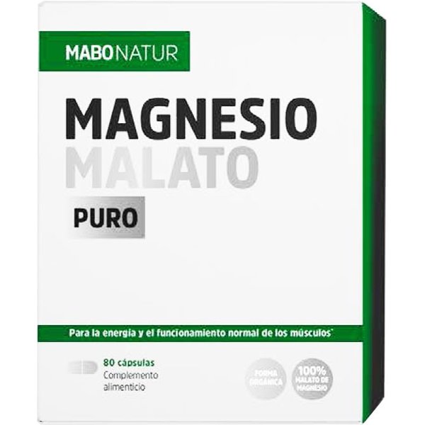 Mabonatur Magnesio Malato Puro 80 Cápsulas