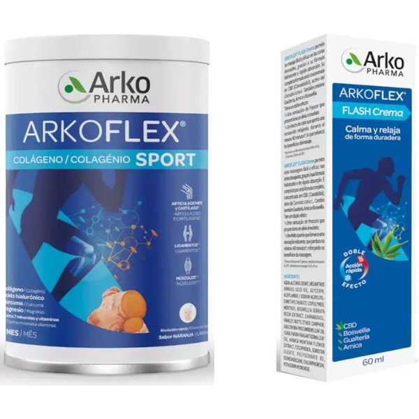 Arkoflex Sport Sabor Naranja 390 Gramos + Arkoflex Crema 60ml