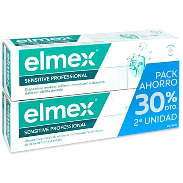 Elmex Dentífrico Sensitive Professional Duplo 75ml + 75ml