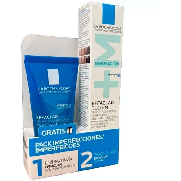 La Roche-Posay Effaclar Duo +M 40 ml + Effaclar Gel Moussant Purificante 50ml