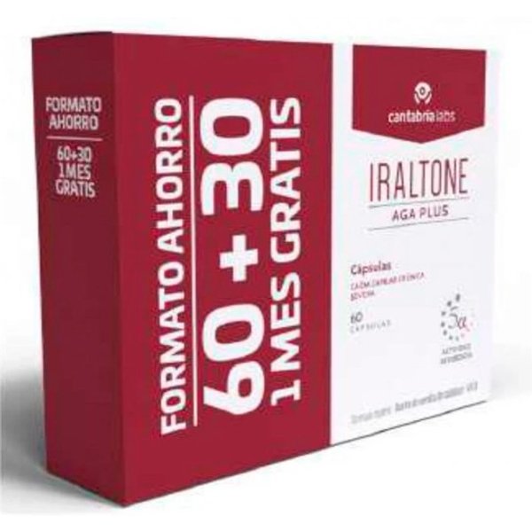 Iraltone Aga Plus 60 Cápsulas + 30 Cápsulas Pack Promocional