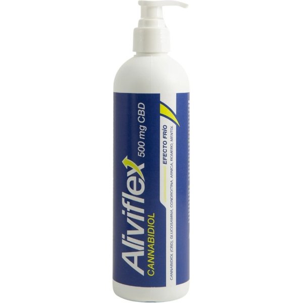 Aliviflex 500mg Cbd Gel Efecto Frio 250ml Formato Ahorro