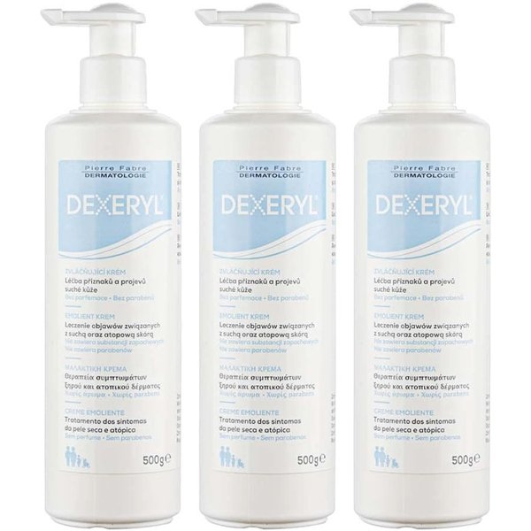 Dexeryl Crema Emoliente 500 +500 +500 Gramos Triplo Promocion