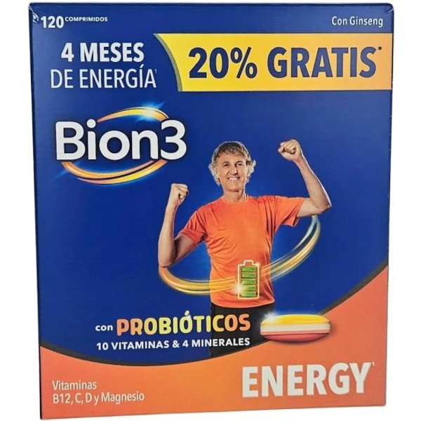 Bion3 Energy 120 Comprimidos Pack Promocional