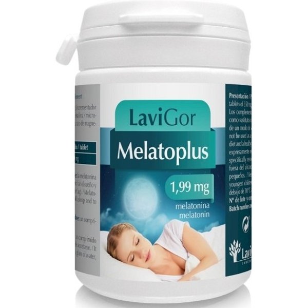 LaviGor Melatoplus 1,99mg con Melatonina 60 Comprimidos