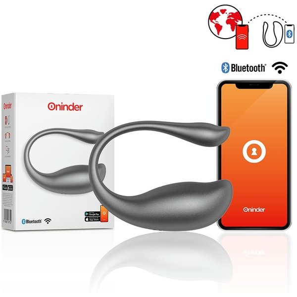 Oninder Nairobi Huevo Vibrador Negro Con App Gratuita