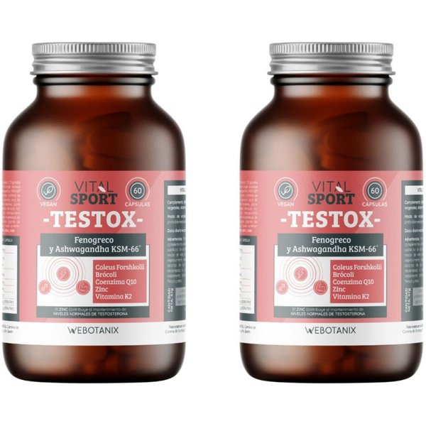 Webotanix Vital Sport Testox 60+60 Cápsulas Duplo Promoción