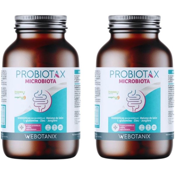 Webotanix Probiotax Microbiota 60+60 Cápsulas Duplo Promoción
