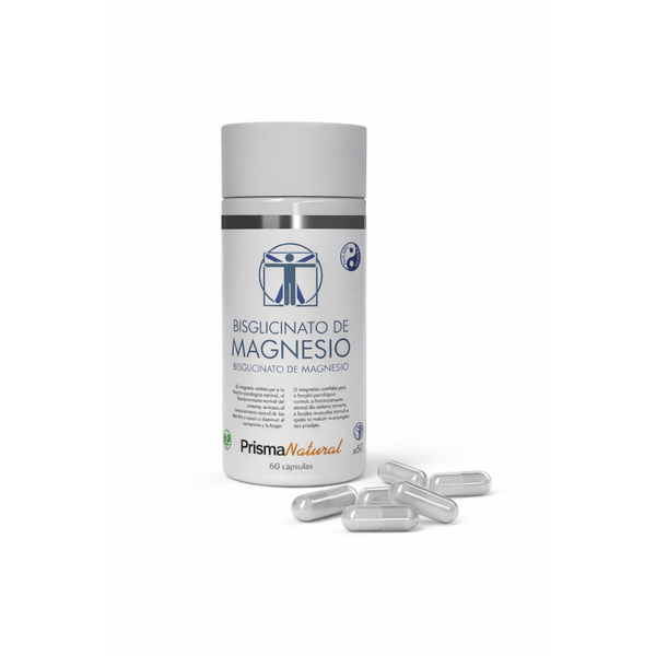 Prisma Natural Bisglicinato de magnesio 60 Cápsulas