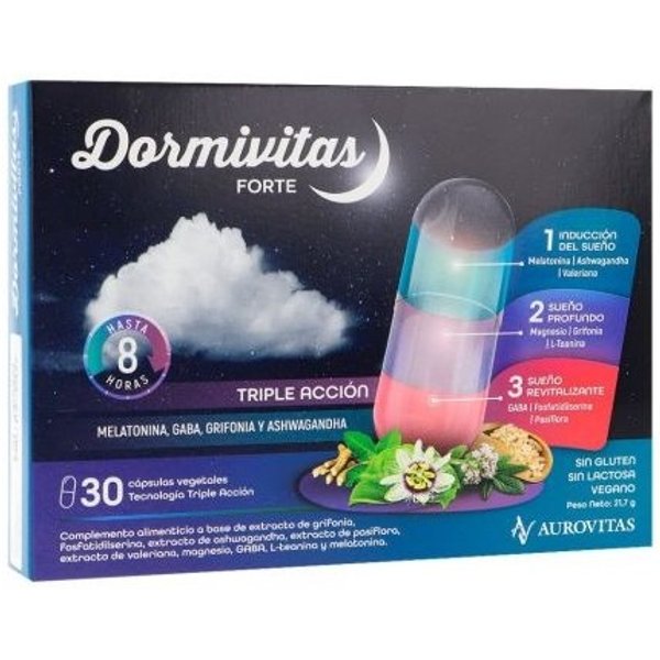 Dormivitas Forte 30 Cápsulas Vegetales