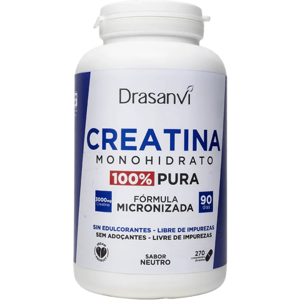 Drasanvi Creatina Monohidrato 80 Mesh 270 Comprimidos