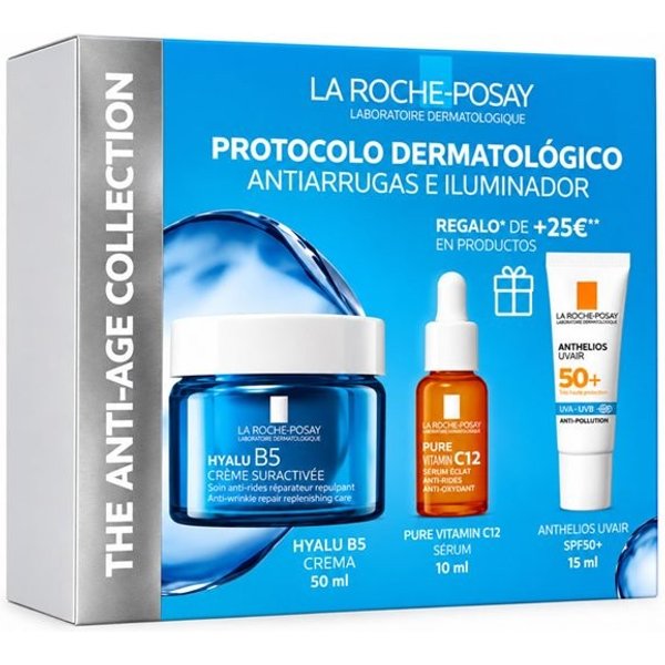La Roche Posay PACK Hyalu Suractivated 50ml + Pure VitC 10ml + Anthelios UV Air 15ml
