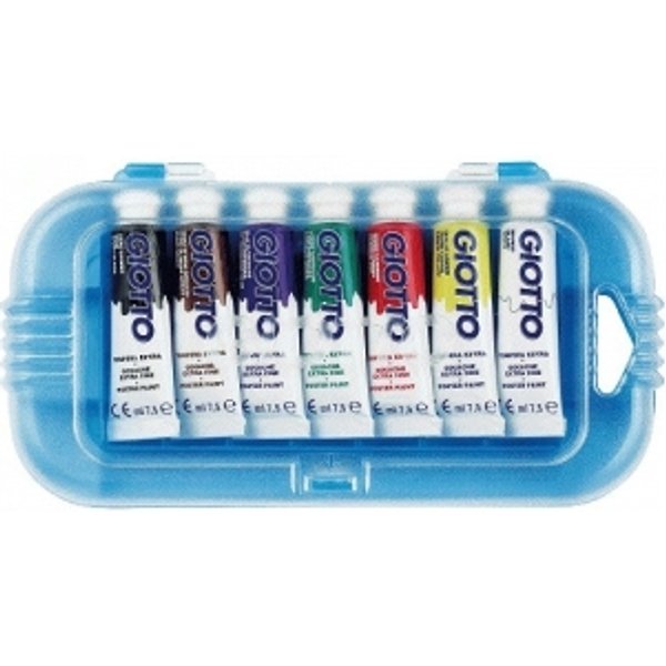 Giotto Tempera Extra Fine -5 Confezioni Da 7 Tubetti-image