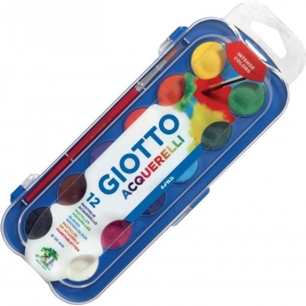 Giotto Tavolozza Acquerelli - 10 Confezioni Da 12 Colori-image